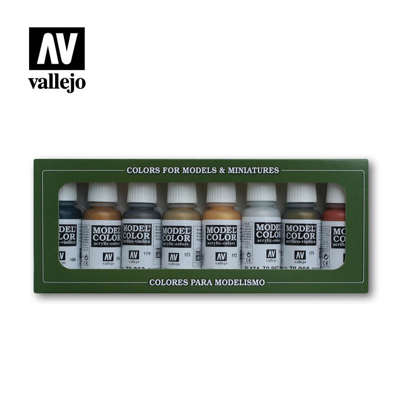 VAL70118 Metallic Color Paint Set