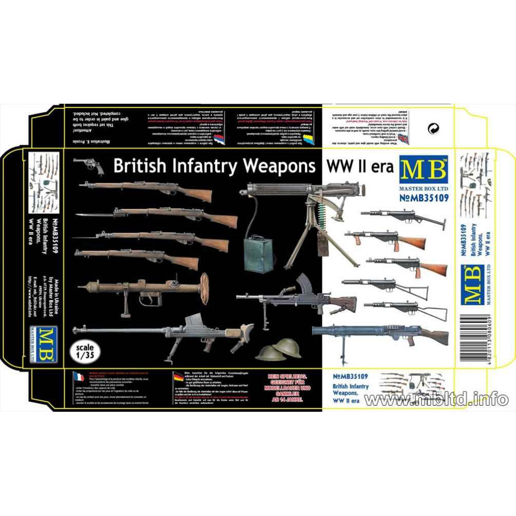 WWII British Infantry Weapons 1/35 by Master Box