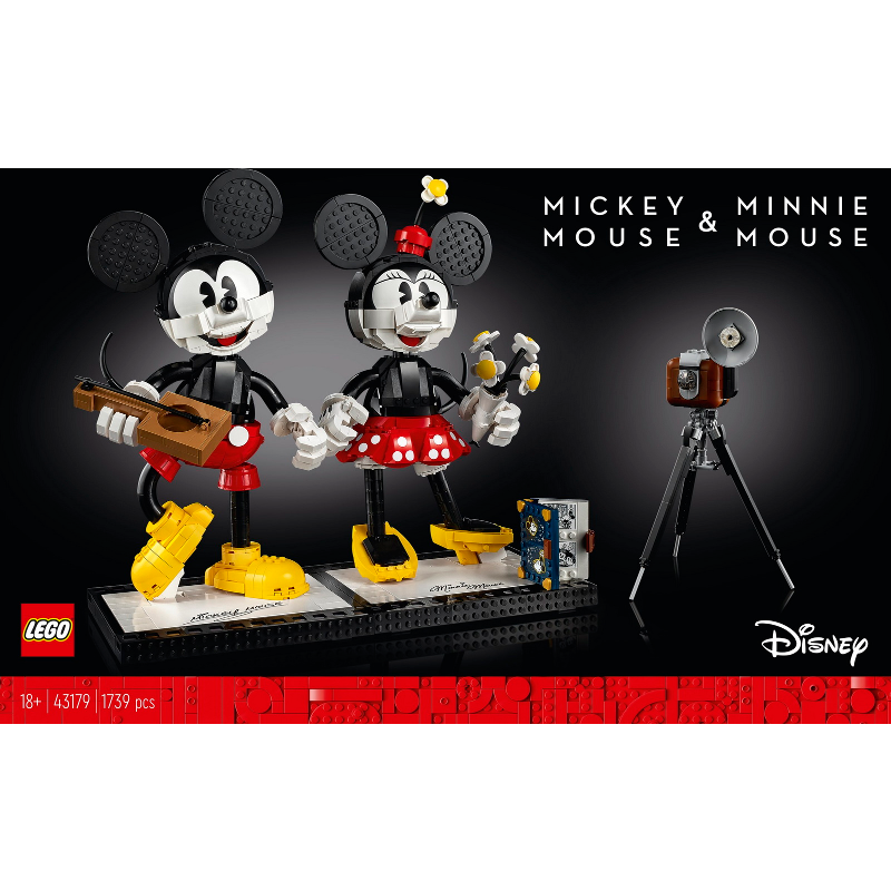 Lego Disney: Mickey Mouse & Minnie Mouse Buildable Characters 43179