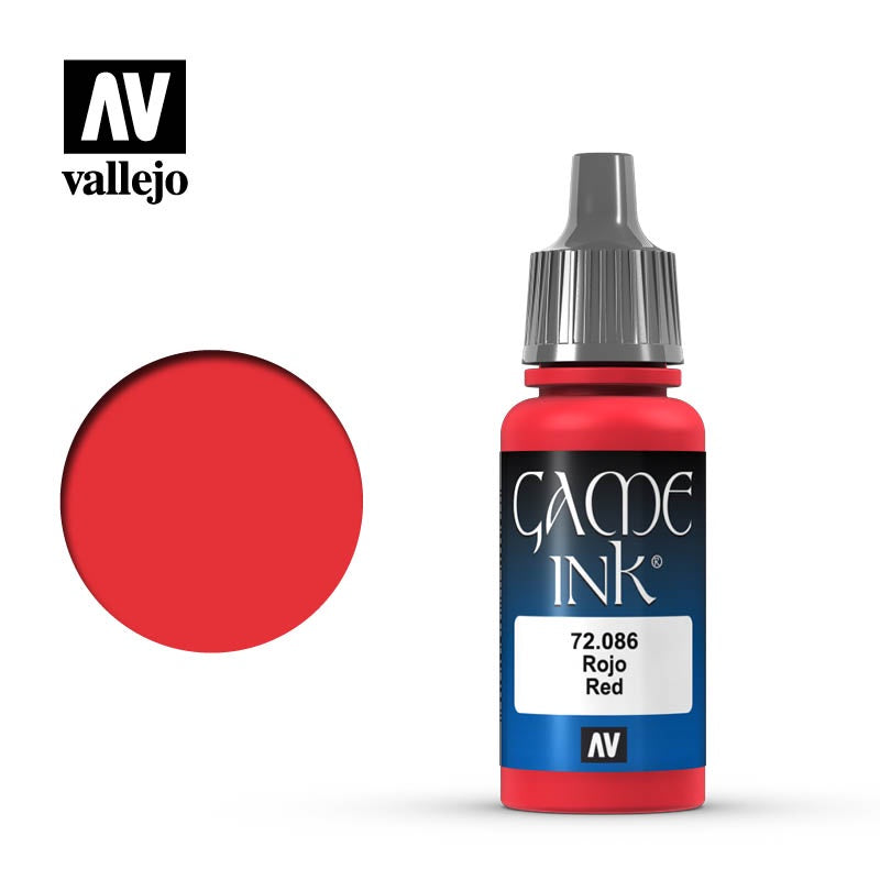 VAL72086 Game Ink Red
