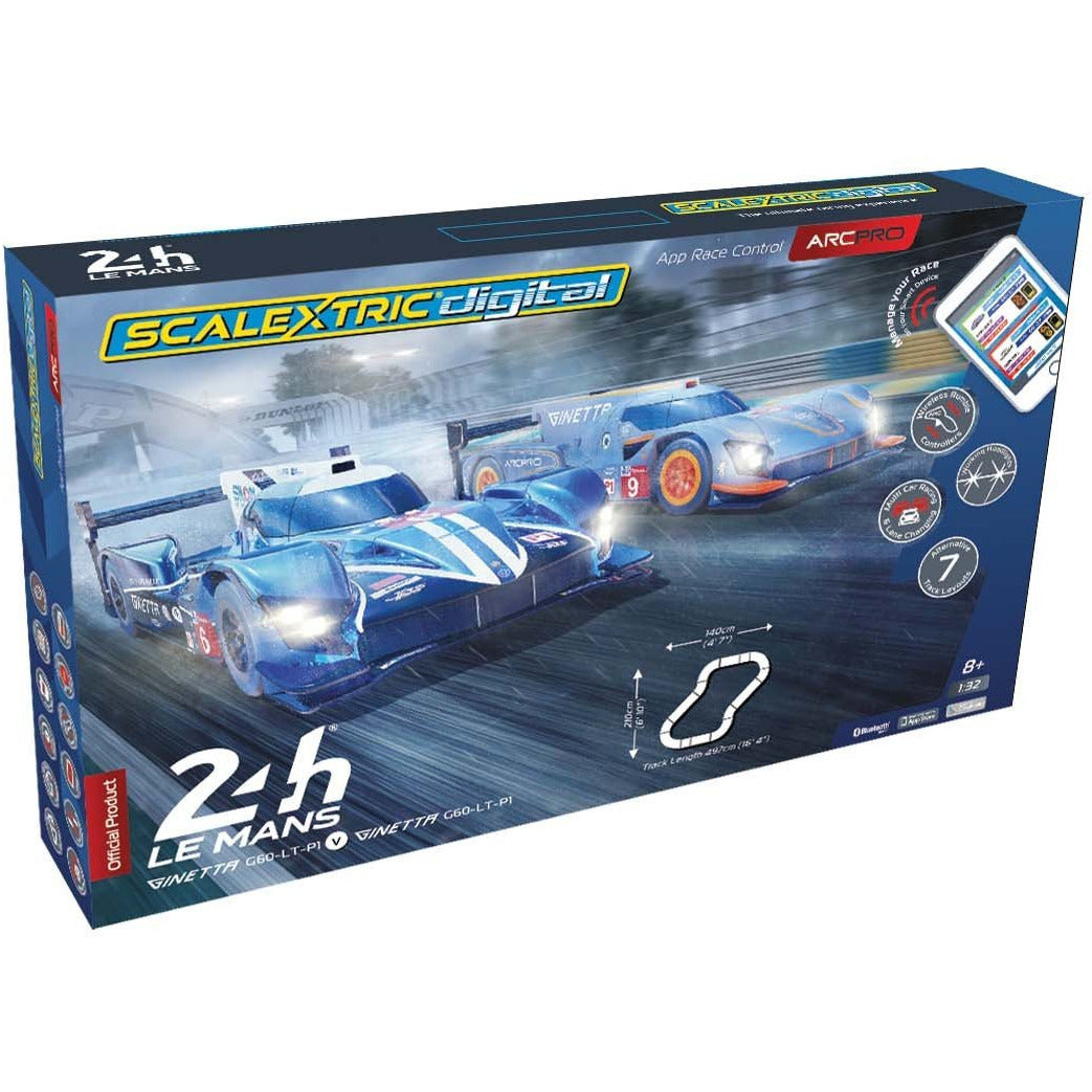 ARC PRO Scalextric 24hr Le Mans (2X Ginetta's) w/app Control