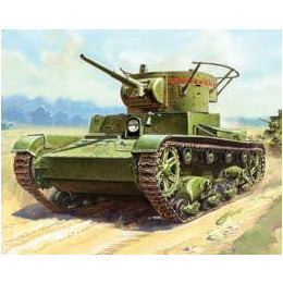 Soviet Light Tank T-26 (Mod. 1933) 1/100 #6246 by Zvezda