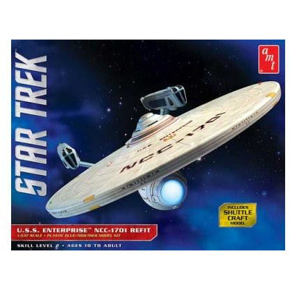 Enterprise Refit 1/537 AMT Star Trek Model Kit #1080 by AMT