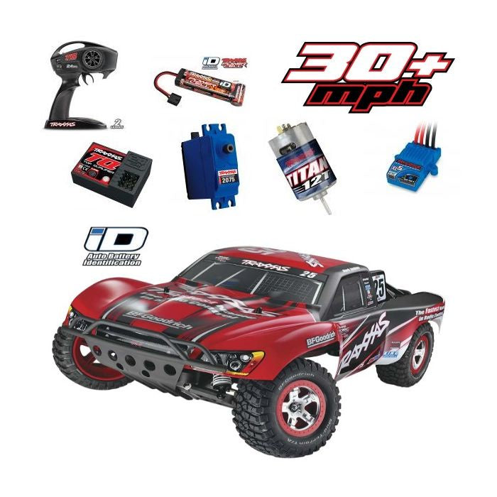 Traxxas Slash RTR 1/10 2WD Brushed with Battery & Charger - Red