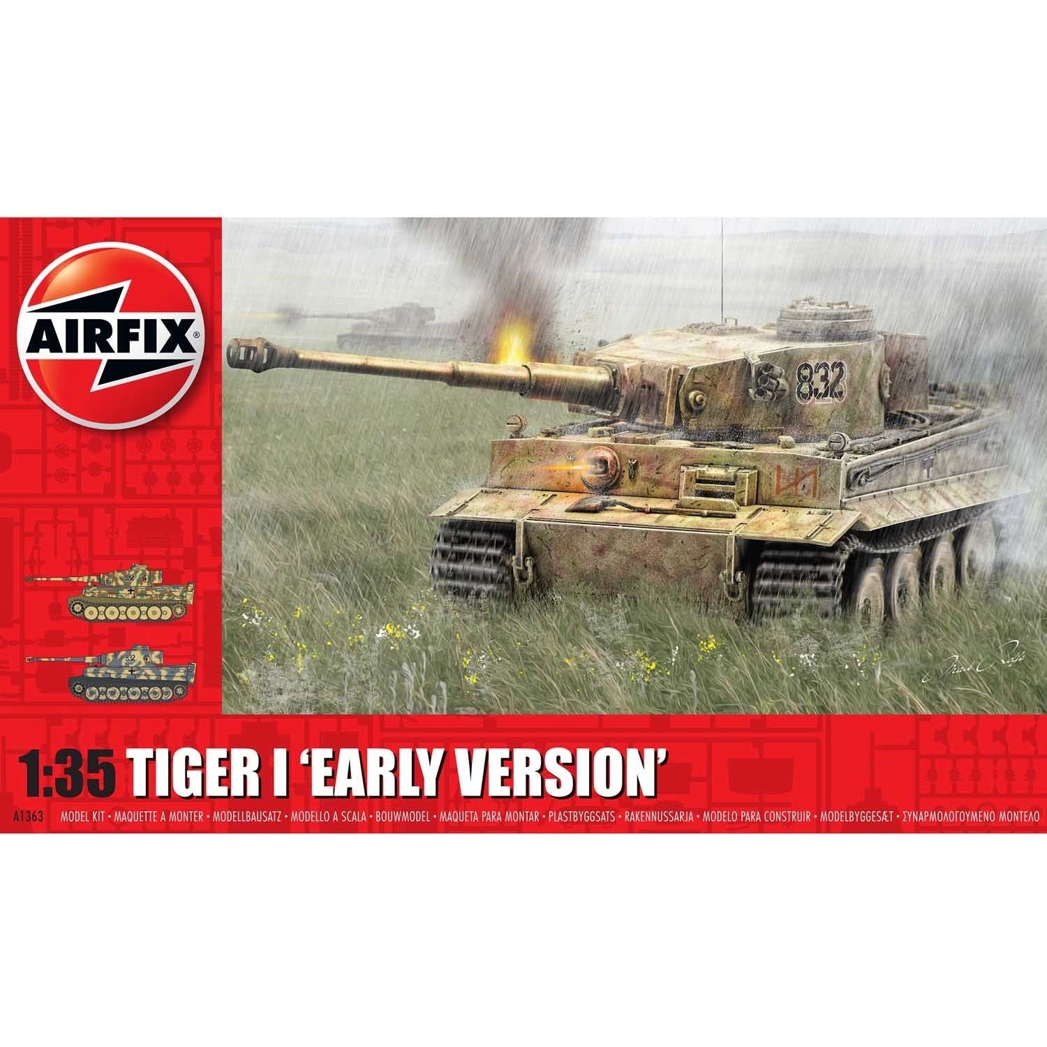 Tiger 1 early version 1/35 by Airfix