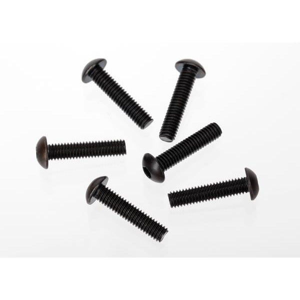 Traxxas Screws, 4x18mm Button-Head Machine (Hex Drive) (6)TRA3929