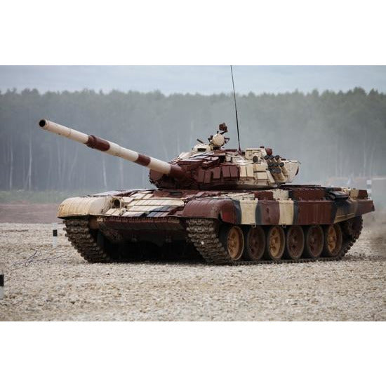 Russian T-72B1 MBT (w/kontakt-1 reactive amor) 1/35 #09555 by Trumpeter