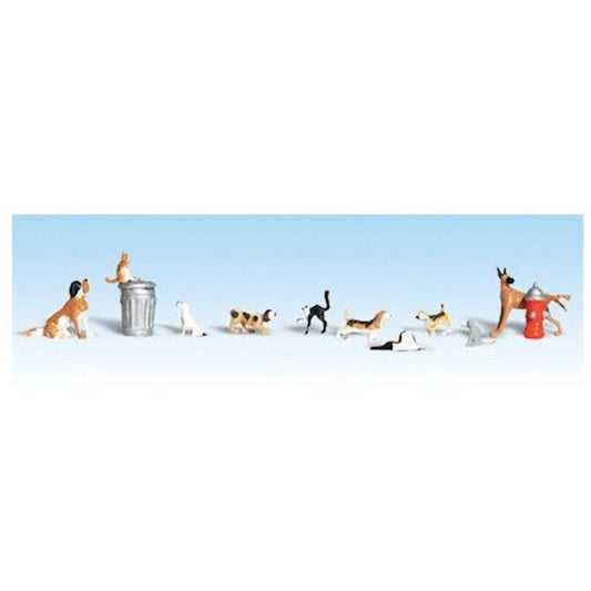 Woodland Scenics Dogs & Cats 10pc (O) WOO2725