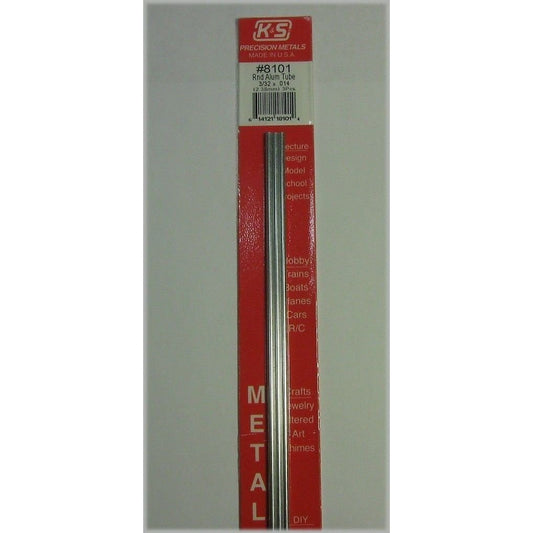 K&S Aluminum Tube - 3/32" OD KSE8101