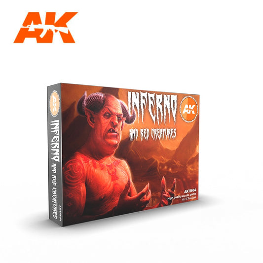 AK Interactive Paint Set Inferno and Red Creatures AK-11604