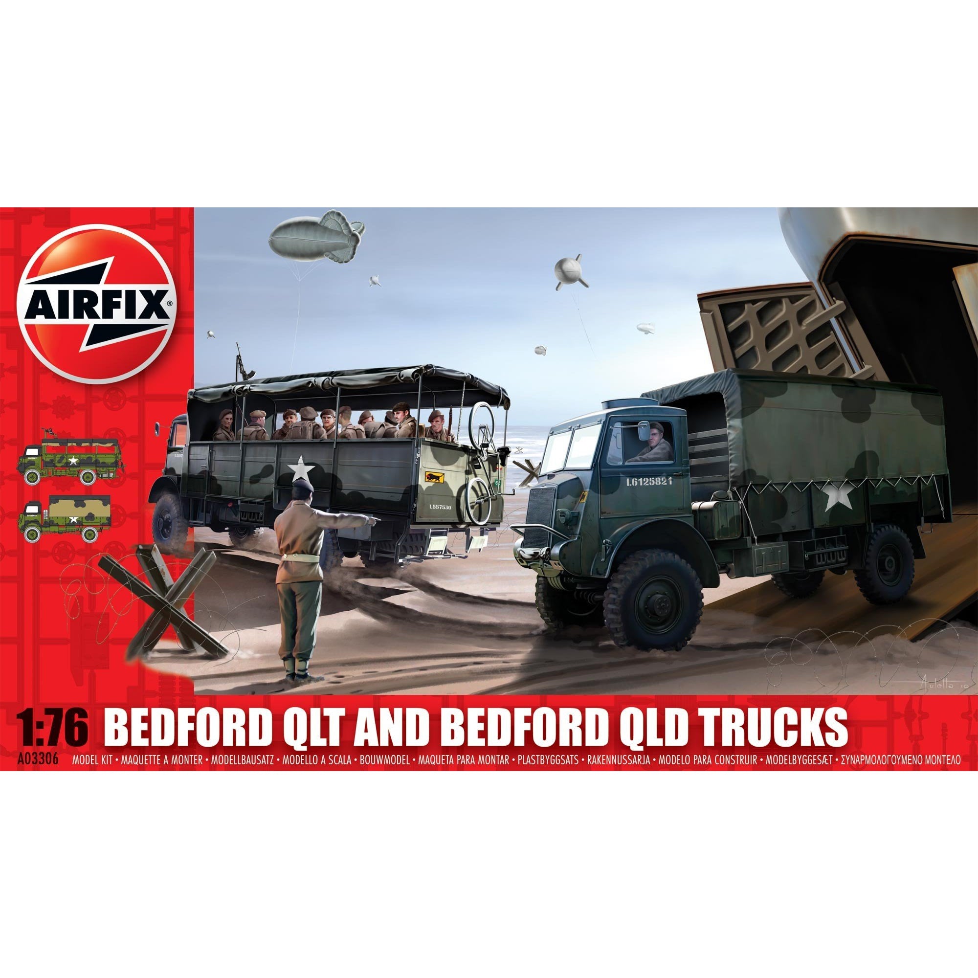 QLT and Bedford QLD Trucks 1/76 by Airfix