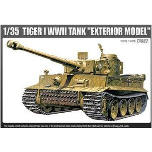 German Tiger-I Early Production Version 'Exterior Model' 1/35 #13264 by Academy