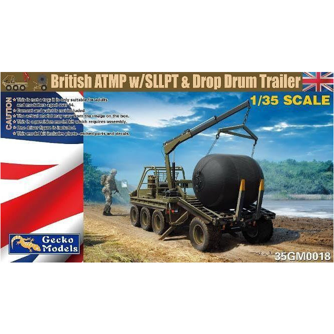 British ATMP with SLLPT & Drop Drum Trailer 1/35 #35GM0018 by Gecko