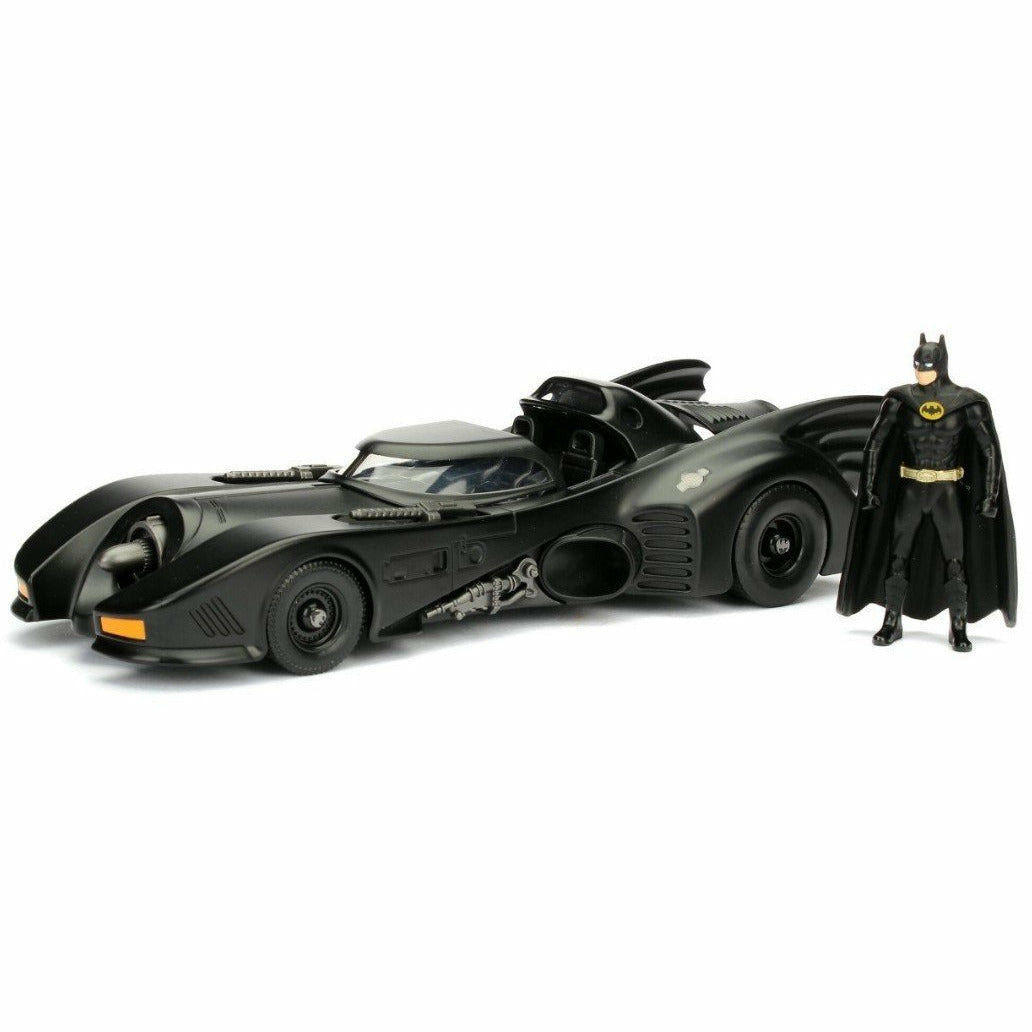 Jada Batman Batmobile w/ Batman Figure - 1989 1/24 #98260