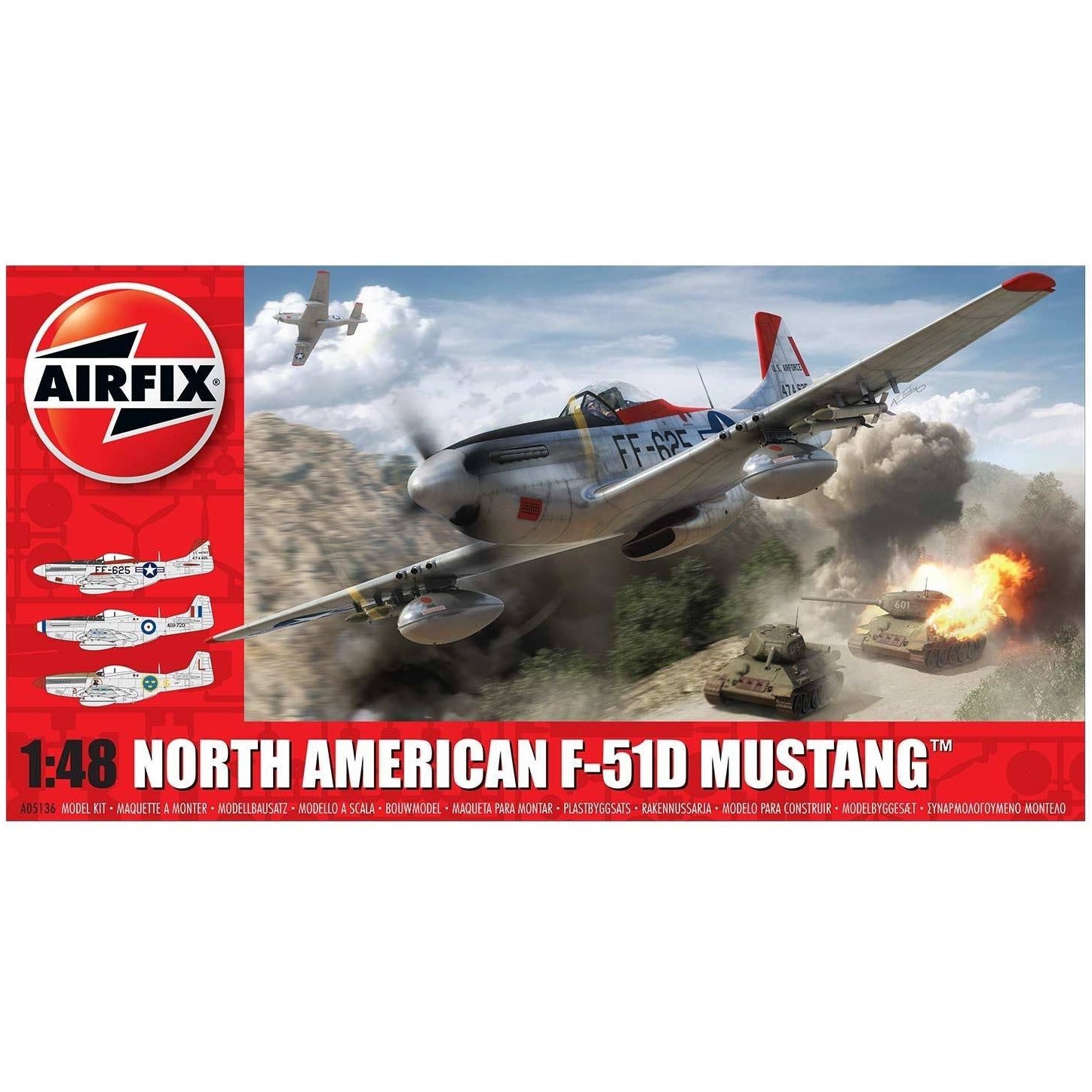 F-51D Mustang 1/48 by Airfix