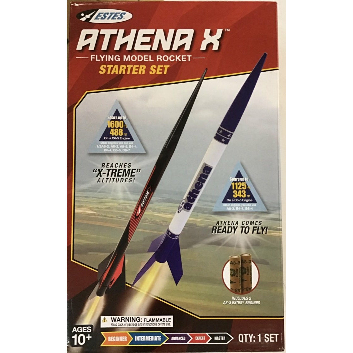 Athena X STARTER SET (includes 2 A8-3 Engines)