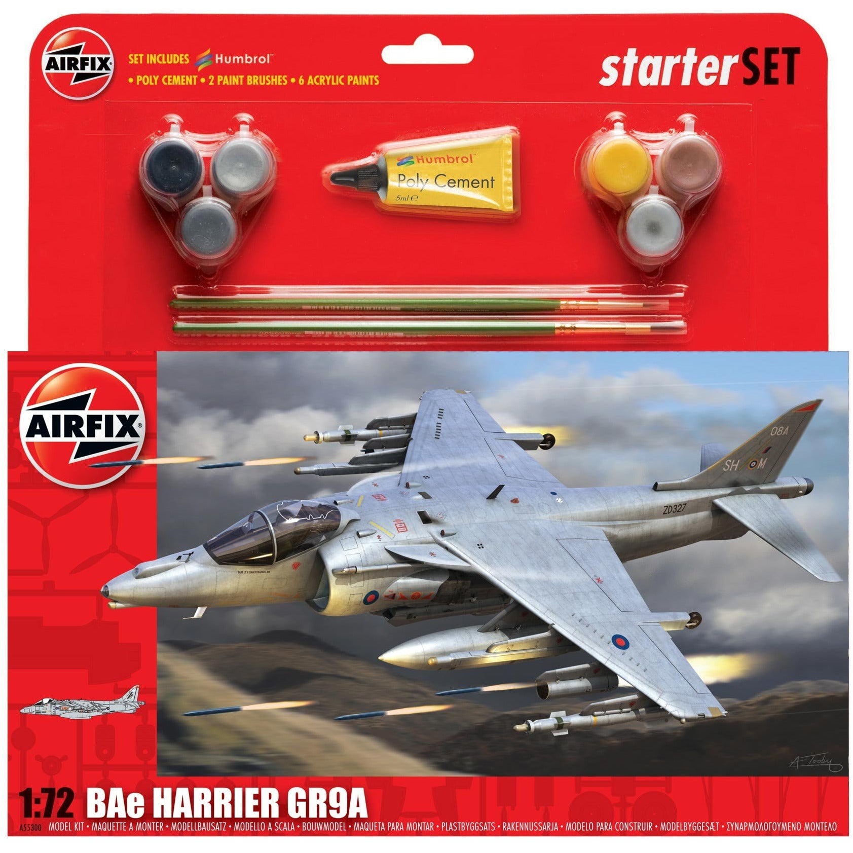 Harrier GR-9 Starter Set 1/72 by Airfix