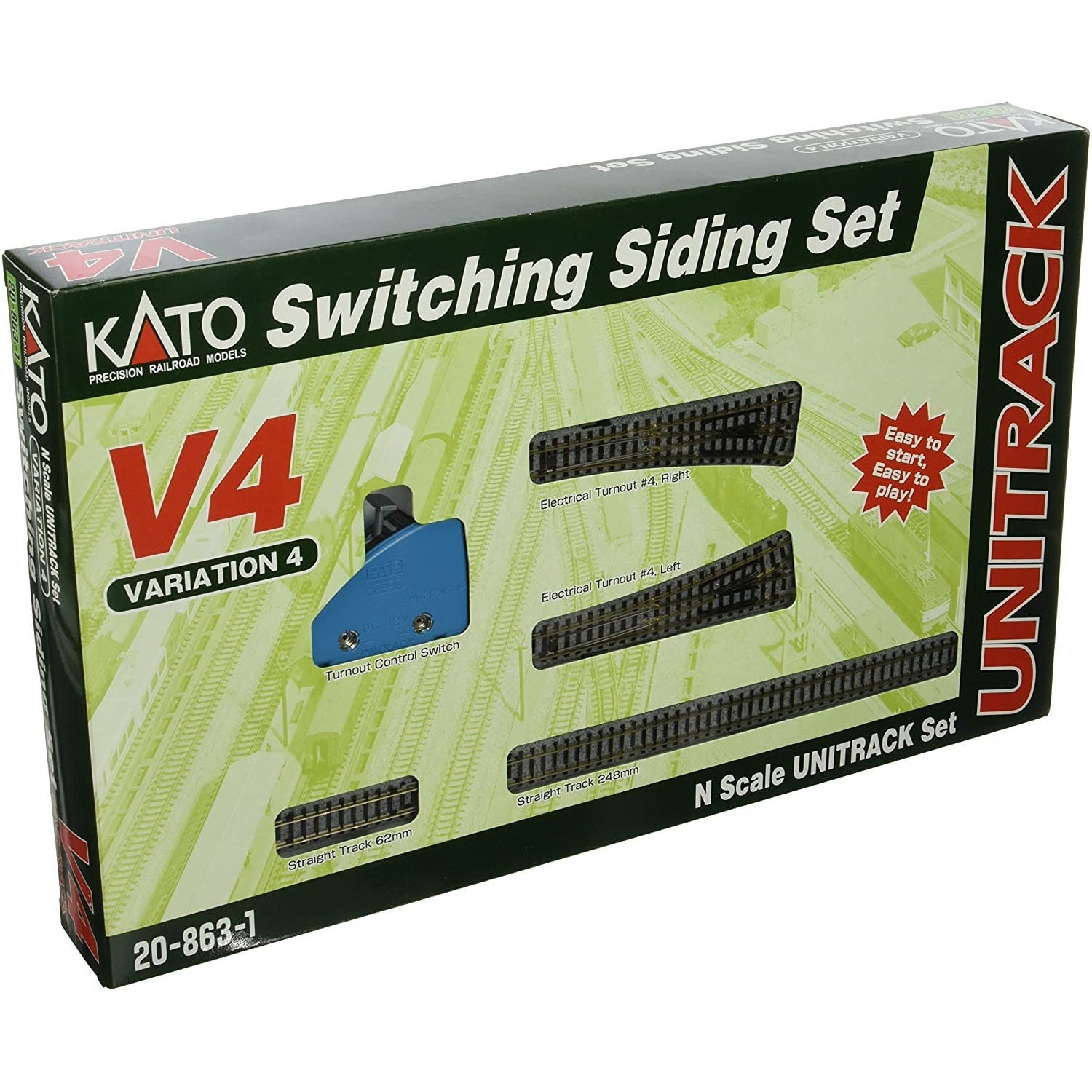 Kato UniTrack N V4 Set Switching Siding Set