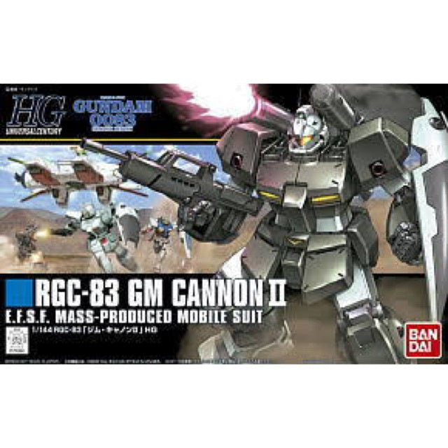 HGUC 1/144 #125 RGC-83 GM Cannon II #5061821 by Bandai