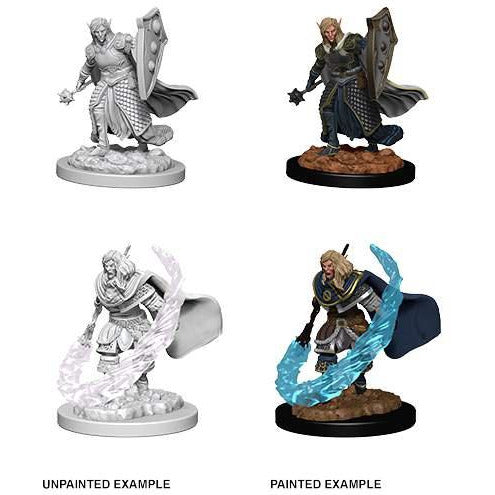 D&D Unpainted Mini - Elf Male Cleric 73205