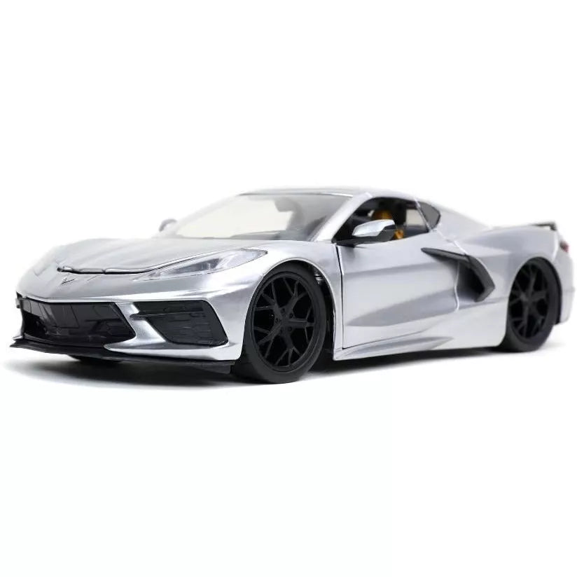 "BIGTIME Muscle" 1/24 2020 Corvette Stingray - Candy Silver