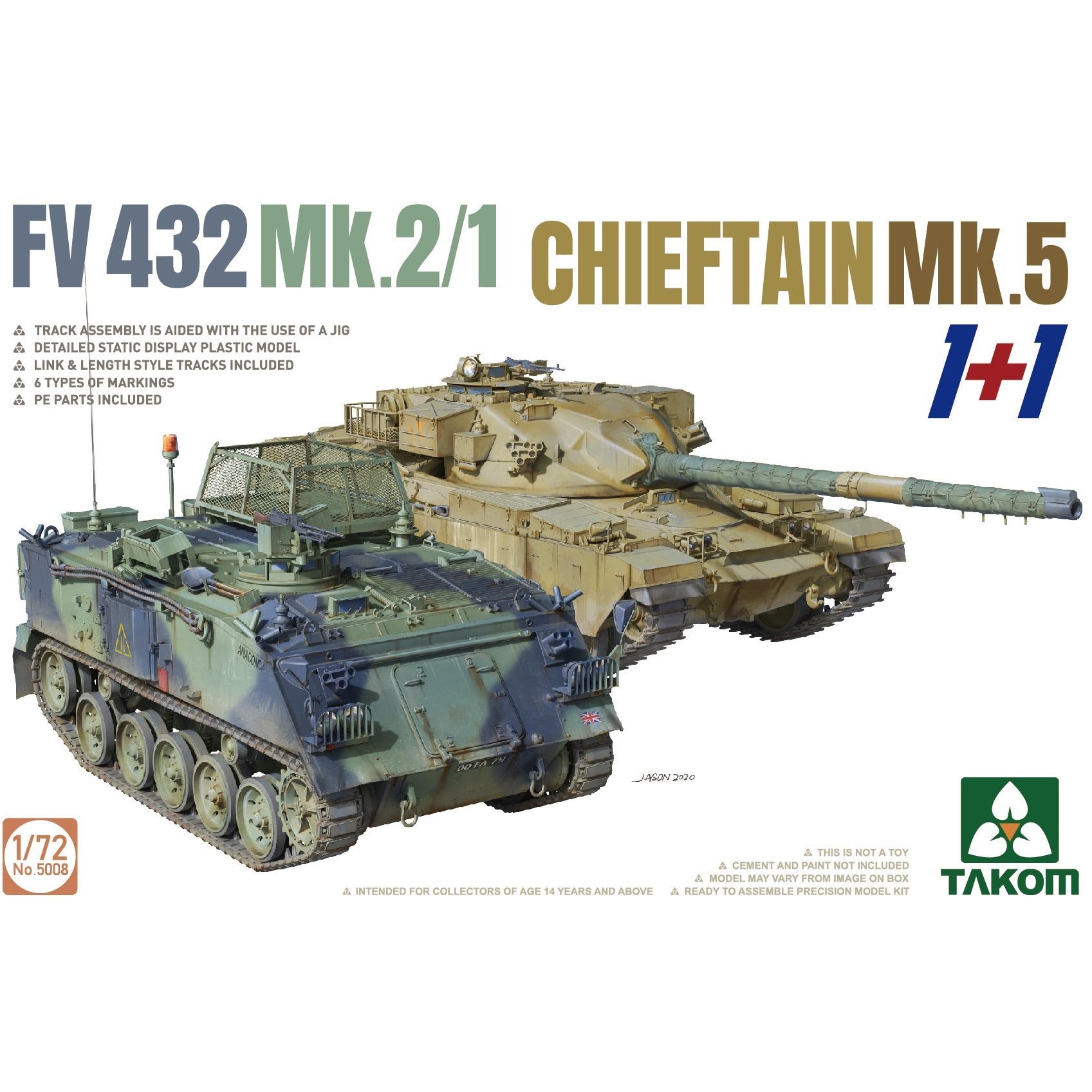 FV 432 Mk. 2/1 + Chieftain Mk. 5 1/72 by Takom