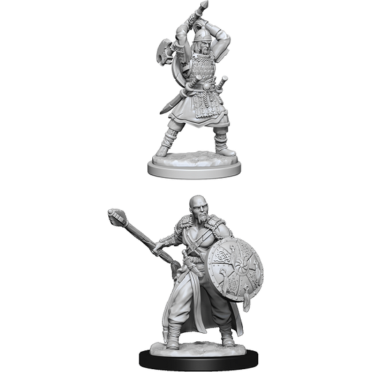 D&D Unpainted Mini - Human Barbarian Male 90138