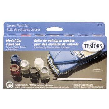 Testors Model Car Enamel Paint Kit #9119X