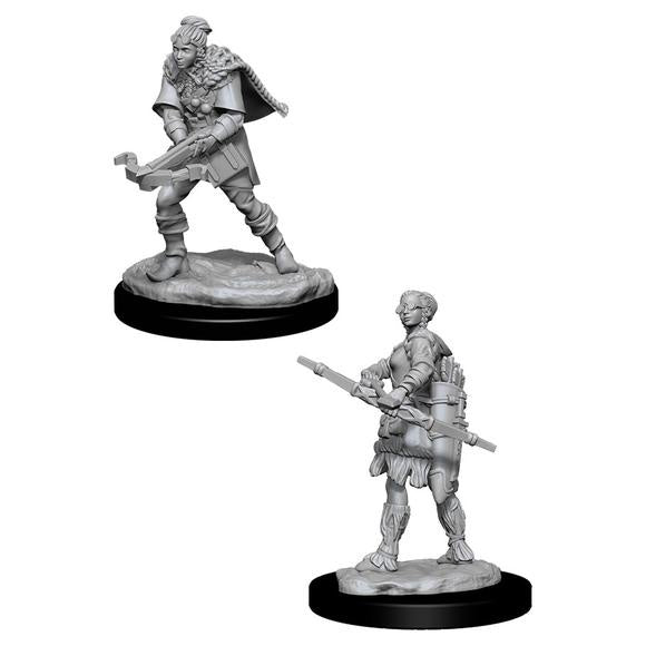 D&D Unpainted Mini - Female Human Ranger 90010