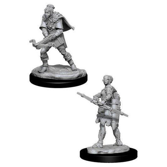 D&D Unpainted Mini - Female Human Ranger 90010