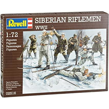 WWII Siberian Riflemen #02516 1/72 Figure Kit by Revell