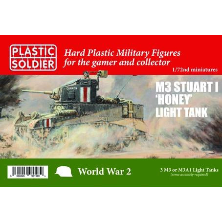 M3 Stuart I Honey Tank 1/72 by Plastic Soldier
