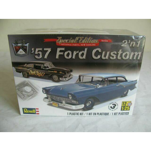 1957 Ford Custom 1/25 Model Car Kit #4283 by Revell