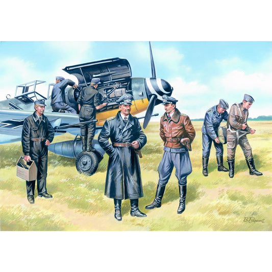 ICM German Luftwaffe Pilots and Ground Personnel (1939-1945) 1/48 ICM