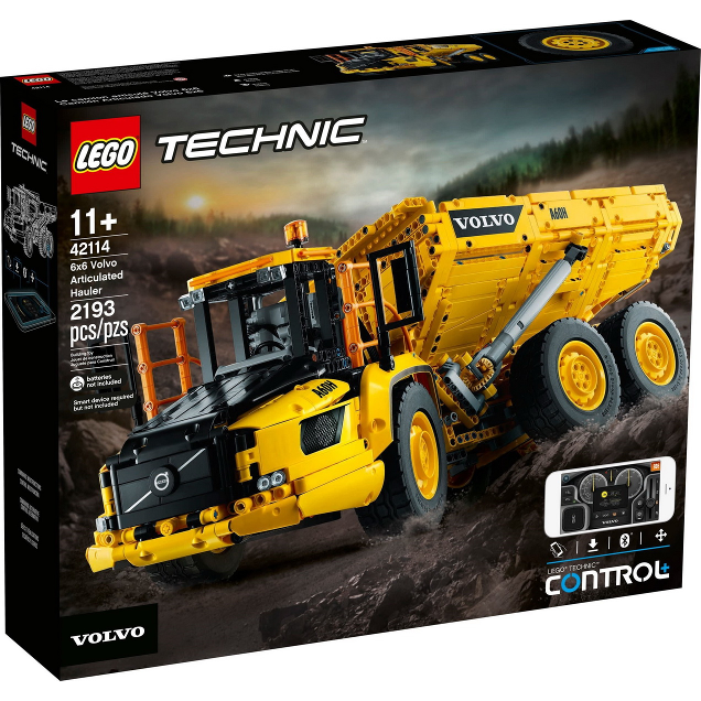 Lego Technic: 6x6 Volvo Articulated Hauler 42114