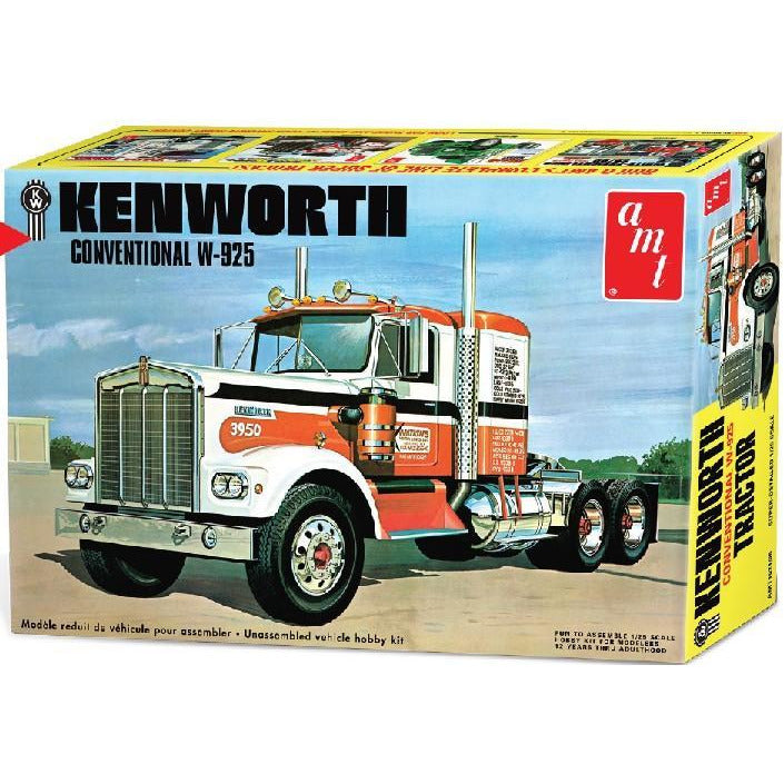 Kenworth W925 Conventional 1/25 Model Truck Kit #1021 by AMT