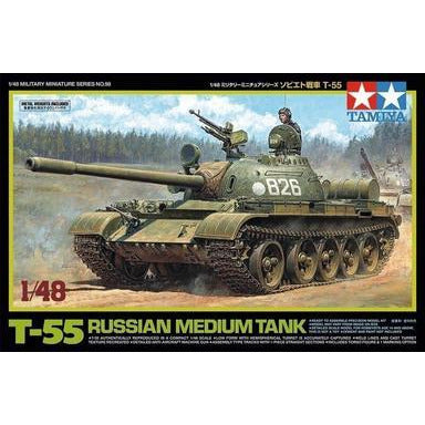 T-55 Russian Medium Tank 1/48 by Tamiya