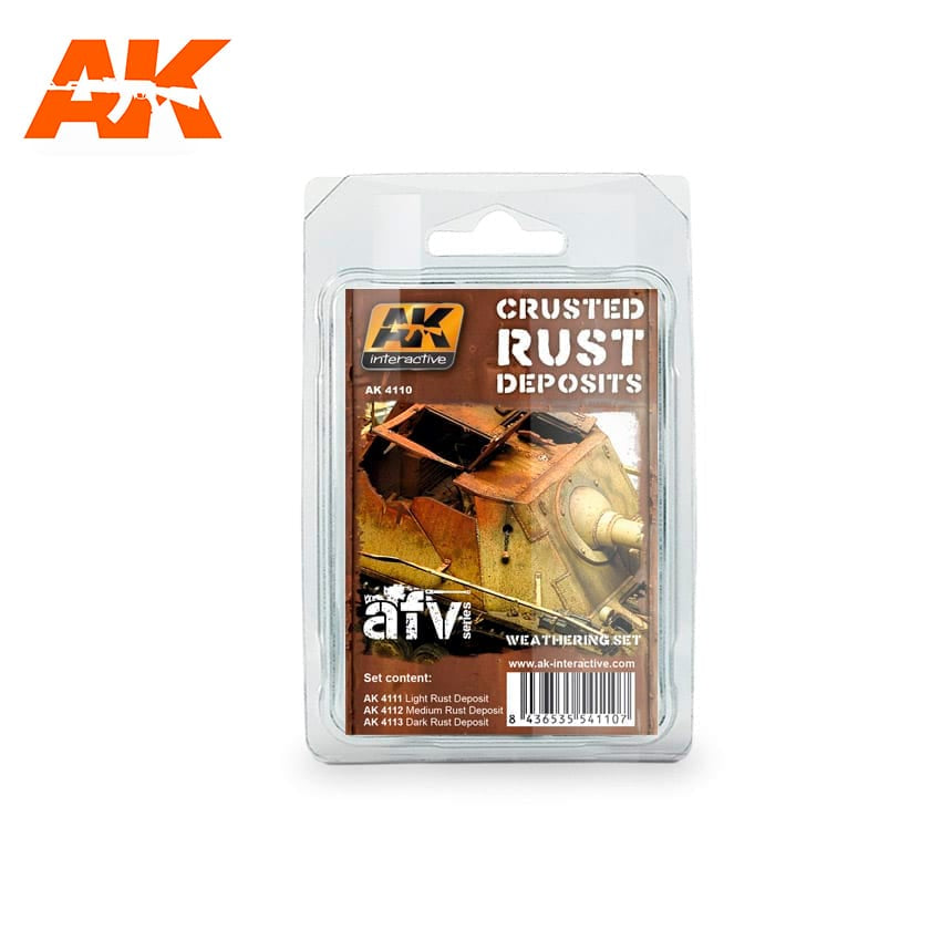 AK-4110 Crusted Rust Deposits Weathering Set