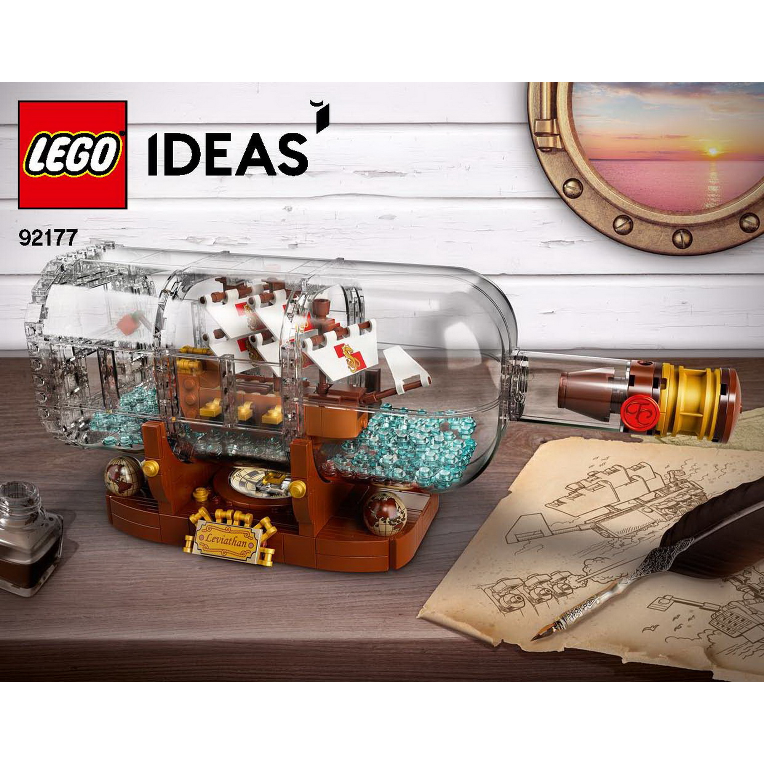 Lego Ideas: Ship in a Bottle 92177/21313
