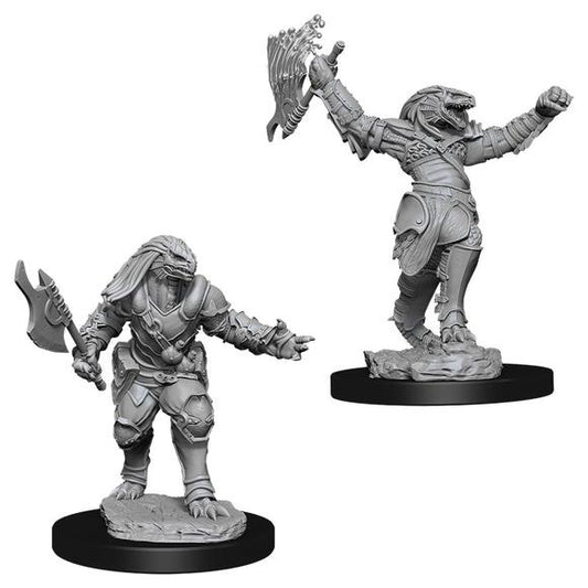 D&D Unpainted Mini - Dragonborn Female Fighter 90001