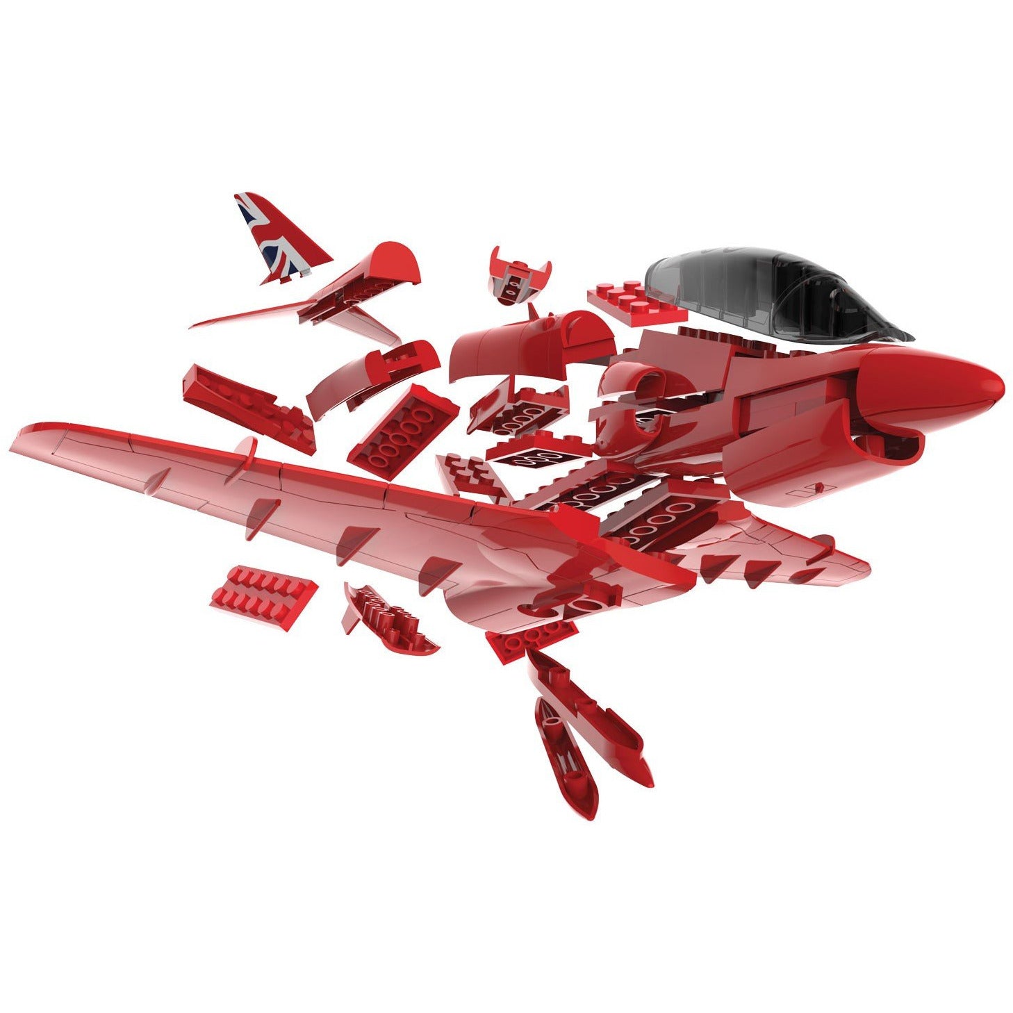 RAF Red Arrows Hawk - Airfix Quick Build