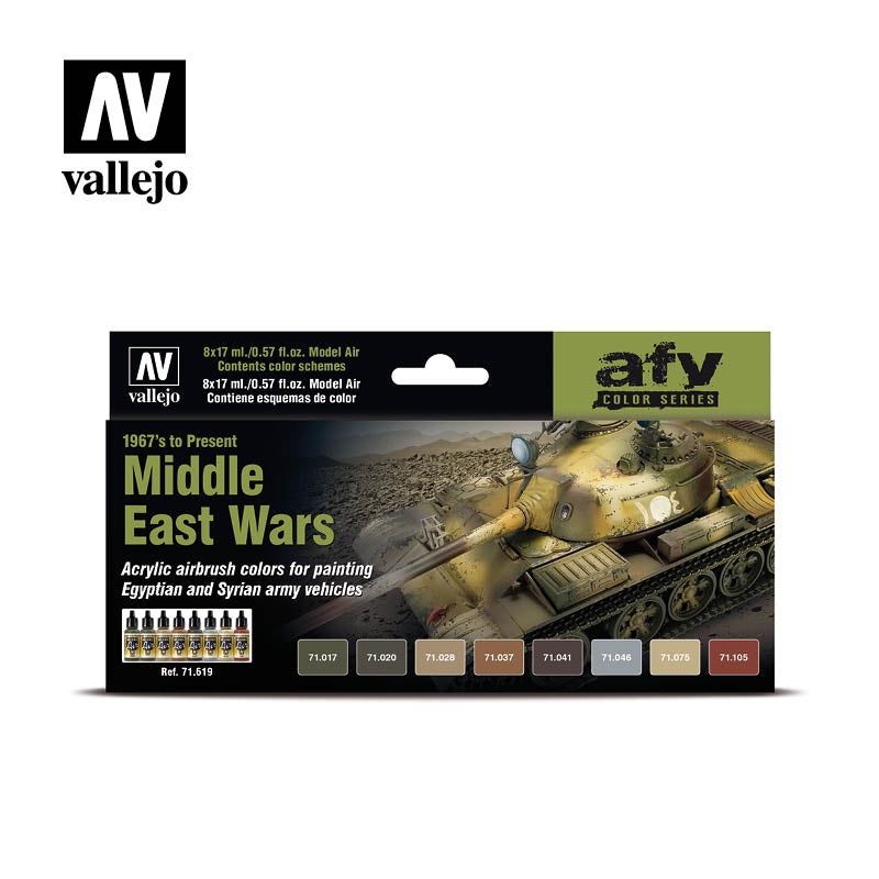 VAL71619 Middle East Wars (1967 To Present) Paint Set