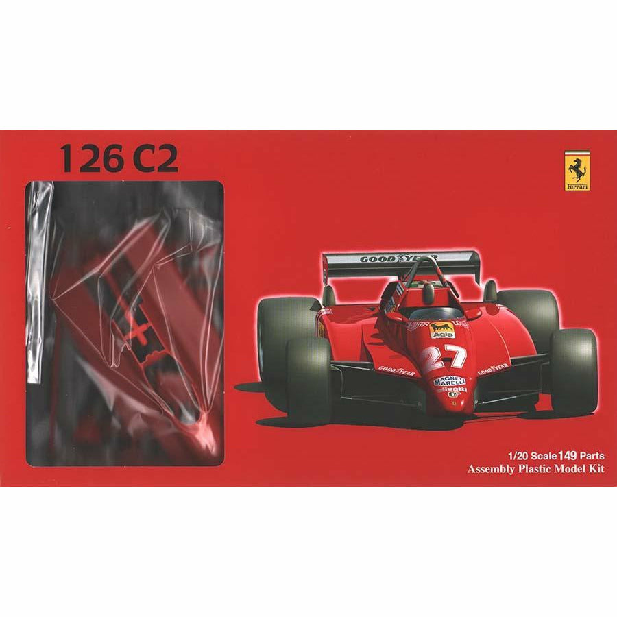 Ferrari GP-1 F1 126C2 San Marino 1/20 Model Car Kit #FU009032 by Fujimi