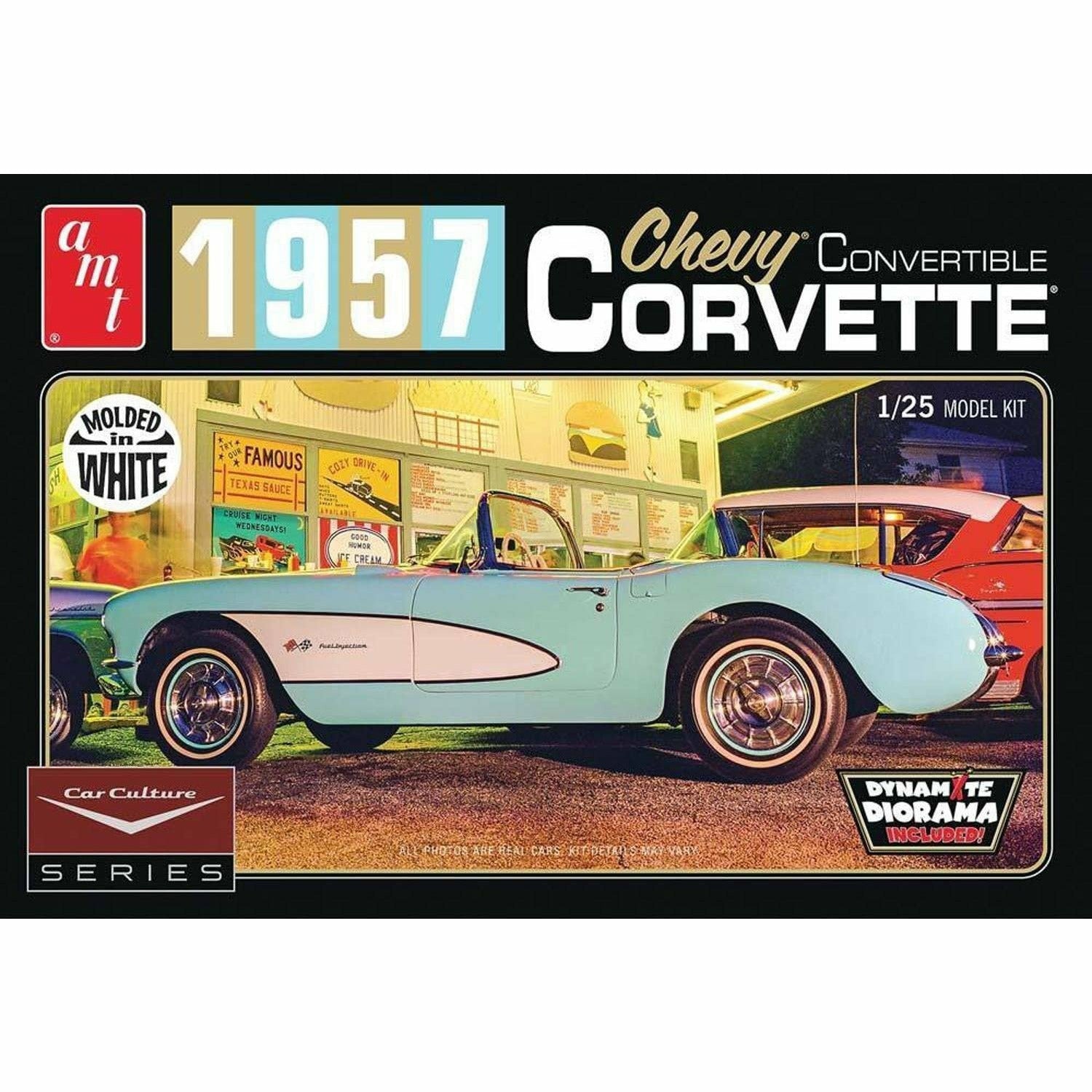 1957 Corvette Convertible 1/25 by AMT