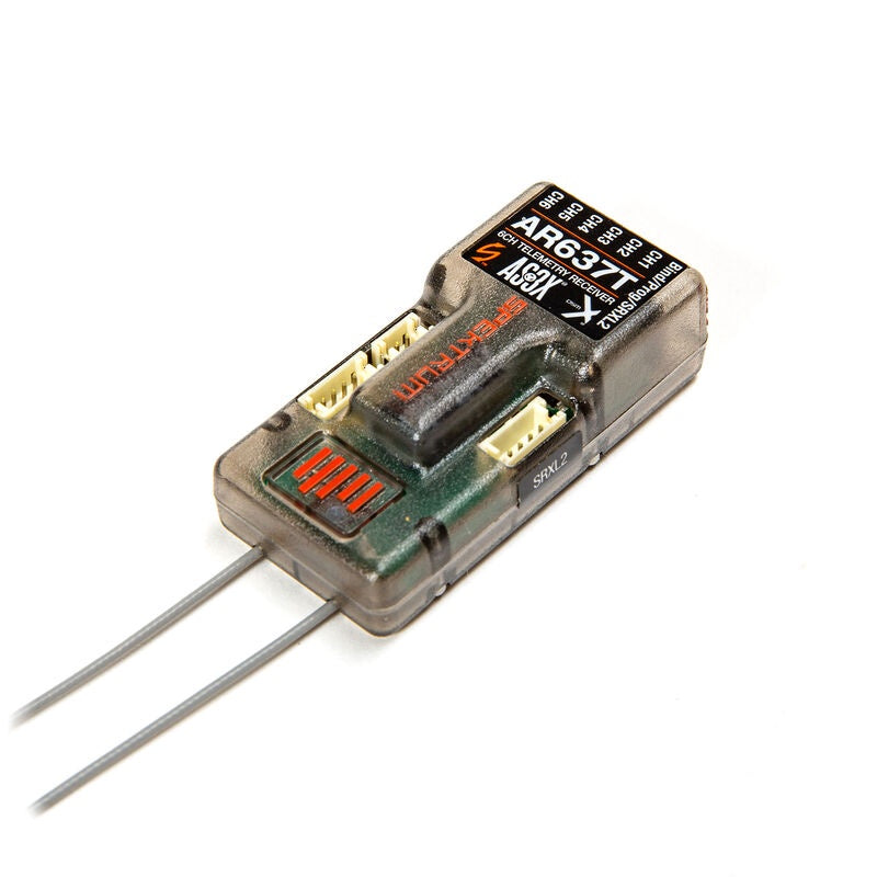 6-Channel AS3X Telemetry Receiver Spektrum AR637T DSMX