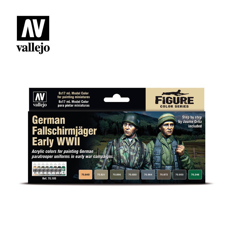 VAL70185 German Fallschirmjager Early WW II Paint Set