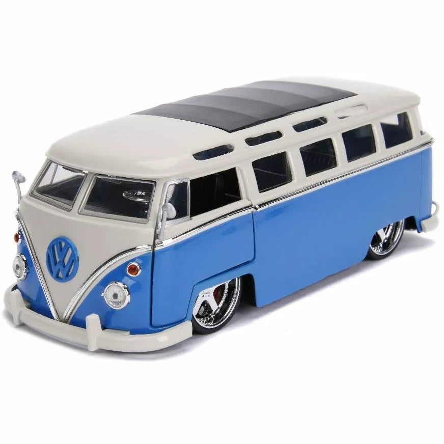 "BIGTIME Kustoms" 1/24 1962 VW Bus - Blue