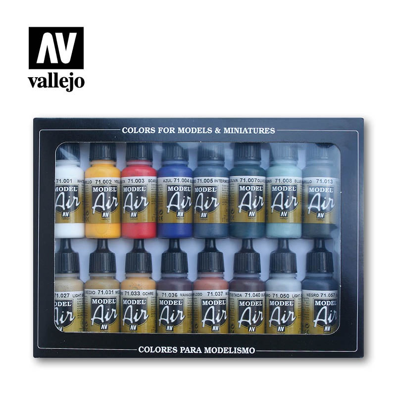 VAL71178 Model Air Basic Colors Paint Set