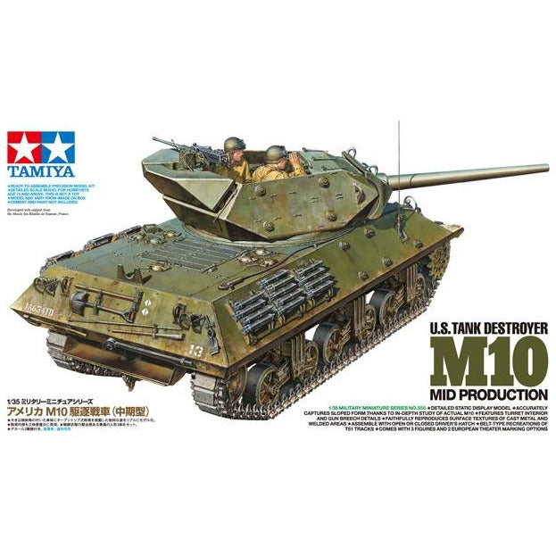US Tank Destroyer M10 Mid Production 1/35 #35350 by Tamiya