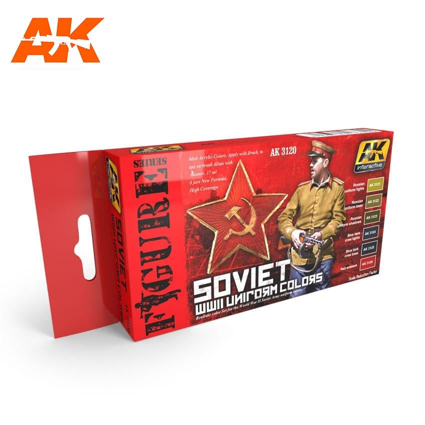 AK-11635 Soviet WW 2 Uniforms Colors Set